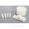 Disposable medical absorbent dental cotton roll